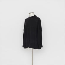 将图片加载到图库查看器，カシミヤ10％　ハイネックプルオーバー5252304A
