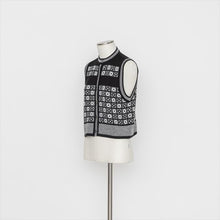 将图片加载到图库查看器，格子柄 ニットベスト5252324H
