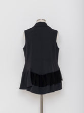 Load image into Gallery viewer, 5255024H Tulle mix switching flare vest
