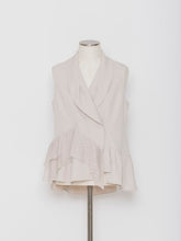 Load image into Gallery viewer, 5255024H Tulle mix switching flare vest
