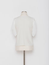 画像をギャラリービューアに読み込む, 5255033A 袖シフォンエレガントTシャツ
