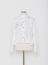 画像をギャラリービューアに読み込む, 5255034O 幾何柄刺繍ブラウス
