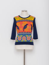 Load image into Gallery viewer, 5255103A Bird Jacquard Knit Pullover
