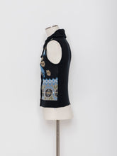 画像をギャラリービューアに読み込む, 5255104H バードジャカードニットベスト
