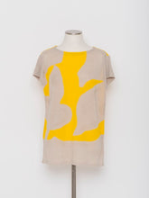 画像をギャラリービューアに読み込む, 5255113A リーフ柄 インターシャニット ロングプルオーバー
