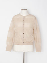 Load image into Gallery viewer, 5255310C Knitted border knit cardigan
